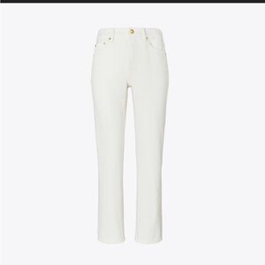 Tory Burch white cropped jeans in size 30